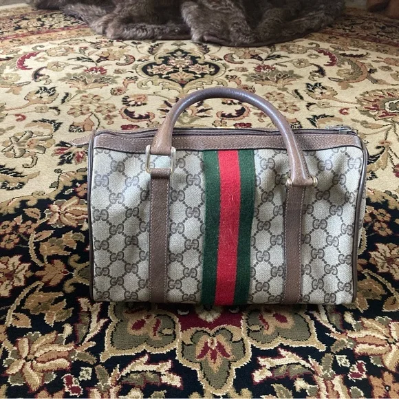 Gucci Monogram Speedy Handbag - Picture 1 of 16